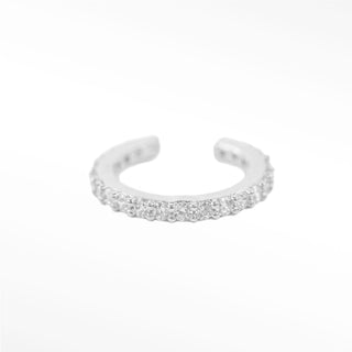 Ear Cuff Diamond Pave 14K White