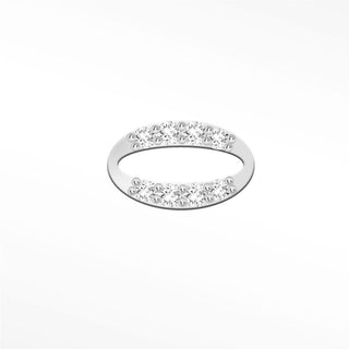 Moissanite Sterling Silver Rhodium Connectors for Permanent Jewelry