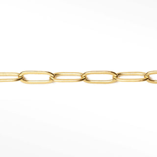 Wholesale Permanent Jewelry Paperclip 8.8x4mm 14/20 Gold Filled Yellow Chain