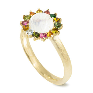 Maya Moonstone Gold 14k Ring