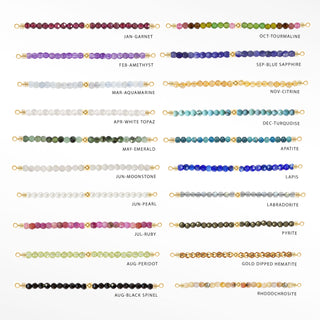 Healing Gemstone 14k Gold Connectors 1.5''