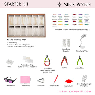 Online Permanent Jewelry Training and Studio Kit (No Welder)