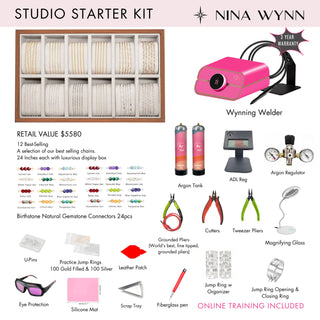 Studio Kit w Online Permanent Jewelry Training + Welder + Starter Kit