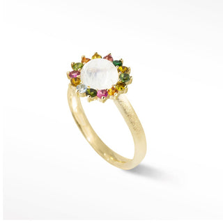 Maya Moonstone Gold 14k Ring