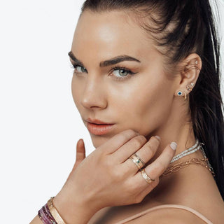 Florentine Natural Diamond Gold 14k Ring - Nina Wynn