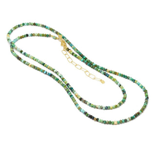 Chloe Turquoise 18k Yellow Gold Gemstone Convertible Wrap - Nina Wynn