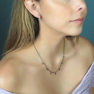 Forged Moonstone Silver Necklace - Nina Wynn