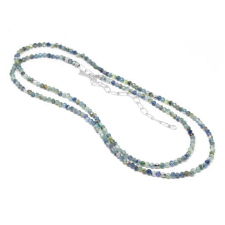 Chloe Kyanite Silver Gemstone Convertible Wrap - Nina Wynn