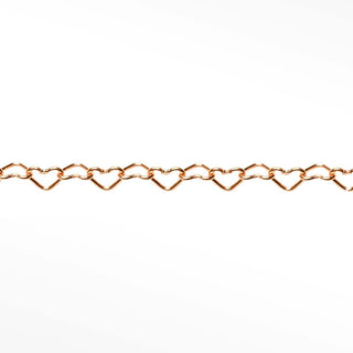 Heart Rose Gold Filled Chain for Permanent Jewelry - Nina Wynn