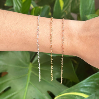 Heart Rose Gold Filled Chain for Permanent Jewelry - Nina Wynn