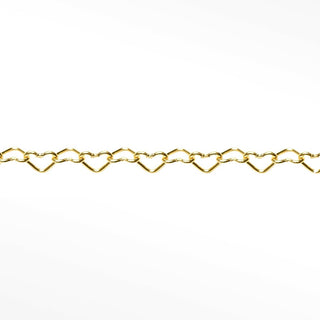 Heart Yellow Gold Filled Chain for Permanent Jewelry - Nina Wynn