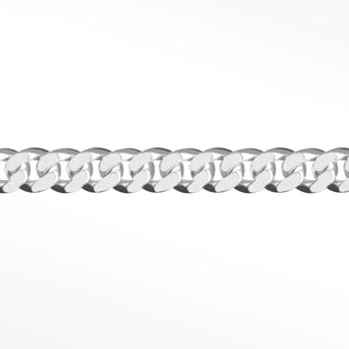 Cuban 5x4mm Sterling Silver Chain Designer Line for Permanent Jewelry - Nina Wynn