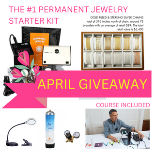 April Permanent Jewelry Giveaway