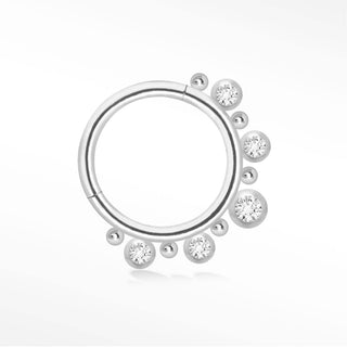 Clicker 16G Diamond Ada 14K White