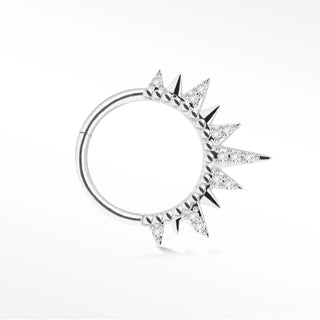 Clicker 16G Diamond Delilah 14K White