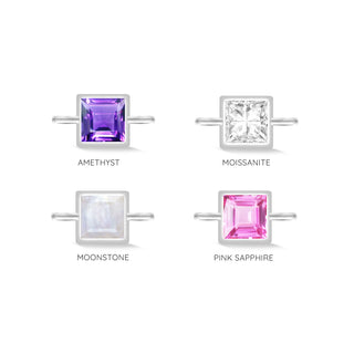 Wholesale Natural Gemstone Bezel 2.5mm Sterling Silver Connectors for Permanent Jewelry (Open Jumpring)