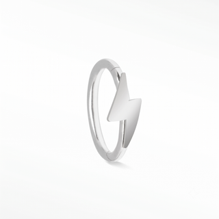 Clicker 16G Lightning Bolt 14K White