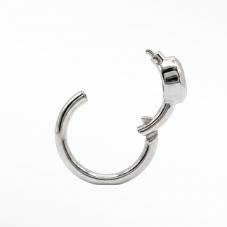 Clicker 16G Moonstone Marquise 14K White