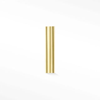 Flat Back Earring Tube Bar Small 14K Yellow