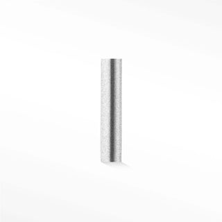 Flat Back Earring Tube Bar Small 14K White