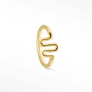 Clicker 18G Snake 14K Yellow
