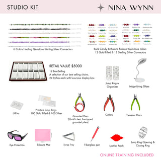 Online Permanent Jewelry Training and Studio Kit (No Welder)