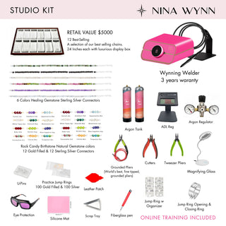 Studio Kit w Online Permanent Jewelry Training + Welder + Starter Kit