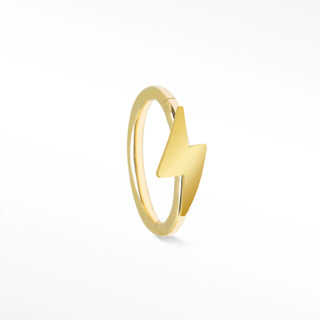 Clicker 18G Lightning Bolt 14K Yellow