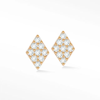 diamonds stud earrings Diamond in rose gold