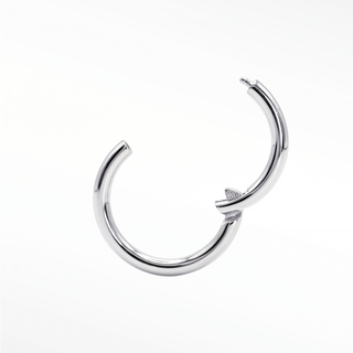 Clicker 16G Emerald Marquise 14K White