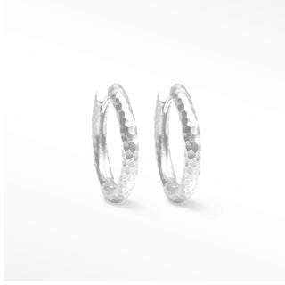 Forged Infinity Hoop Earrings