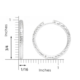 Forged Infinity Hoop Earrings