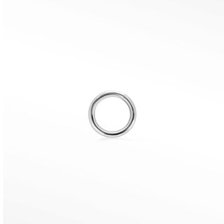 Round Jump Ring Open 10k White Gold 22g (0.64mm)