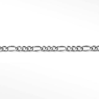 Figaro 1.5.mm Silver Chain for Permanent Jewelry - Nina Wynn
