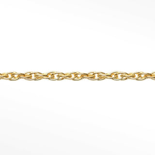 Rope 3x2mm Yellow Gold Filled Chain for Permanent Jewelry - Nina Wynn