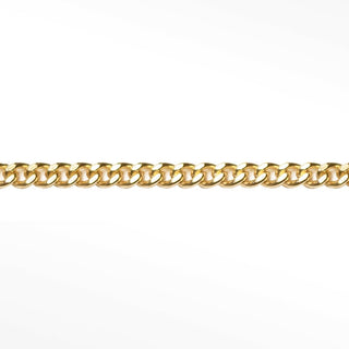 Cuban 3.5mm Yellow Gold Filled Chain for Permanent Jewelry - Nina Wynn