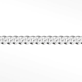 Cuban 4x3mm Sterling Silver Chain Designer Line for Permanent Jewelry - Nina Wynn